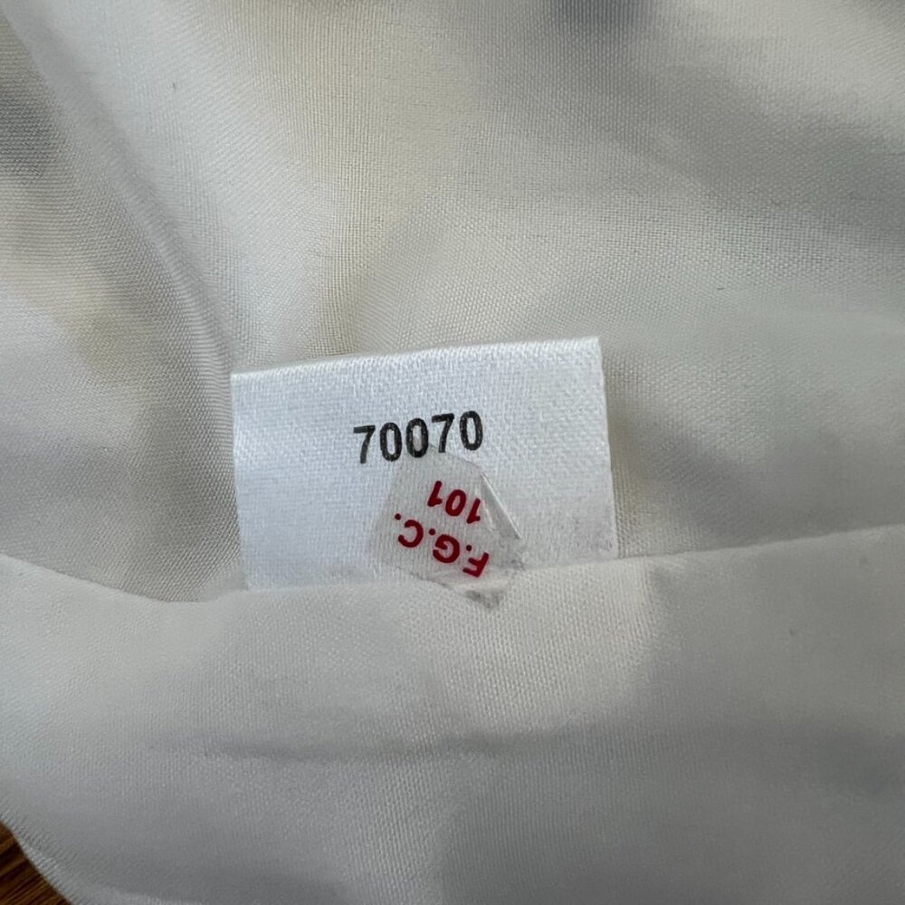 Ann Taylor Embroidered Floral A-Line Skirt Cream 8 Cottagecore Wedding Poetcore - Picture 11 of 11
